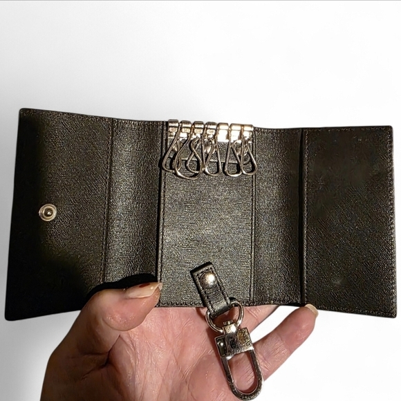 Dunhill Leather Key Holder British Luxury - Picture 2 of 4